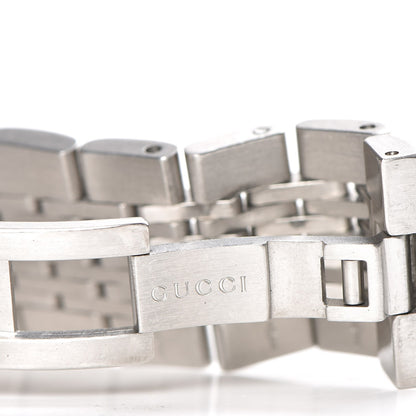 Gucci Stainless Steel 40mm G Coupe Square Quartz Watch Brown 8 of 9