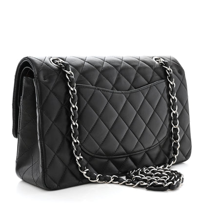 Chanel Lambskin Quilted Medium Double Flap Black 3 of 19