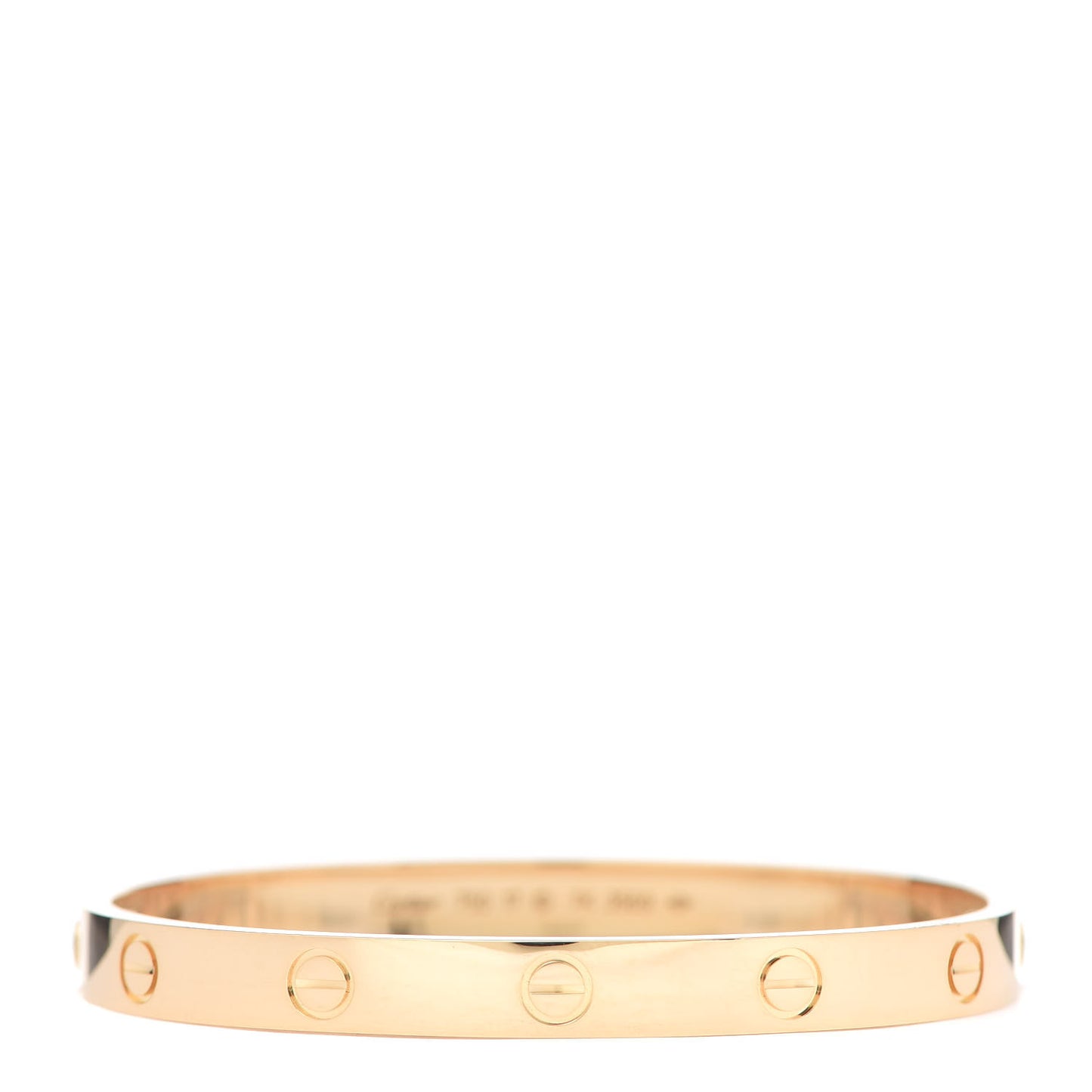 18K Yellow Gold LOVE Bracelet 17