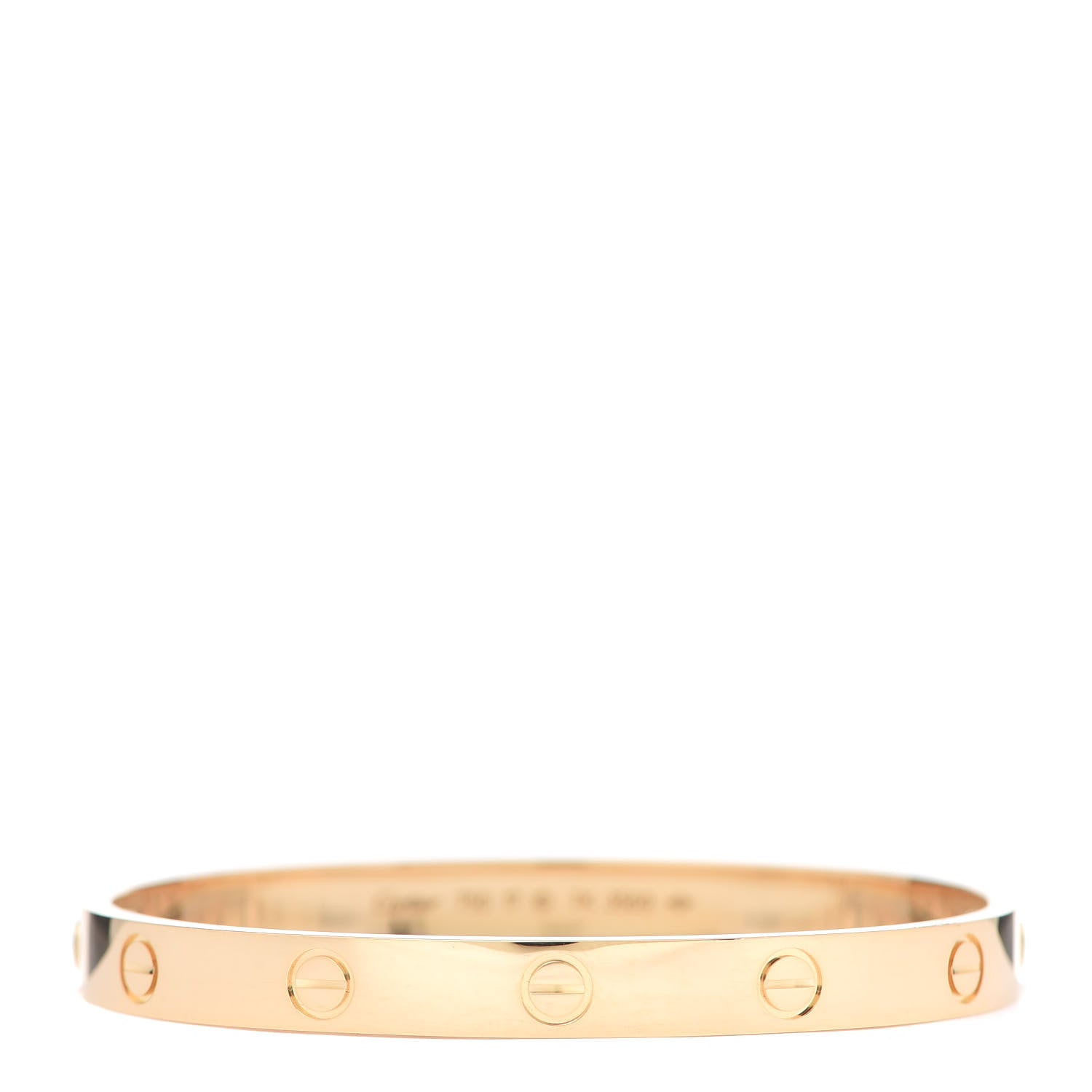 Cartier 18K Yellow Gold LOVE Bracelet 17 1 of 7