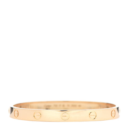 Cartier 18K Yellow Gold LOVE Bracelet 17 1 of 7