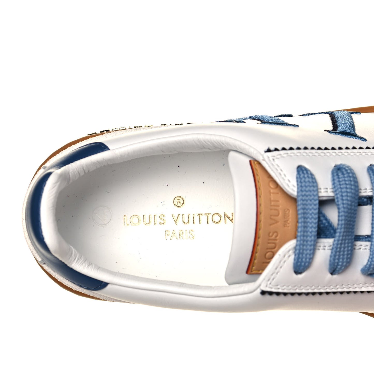 Calfskin Frontrow Sneakers 35 Blue