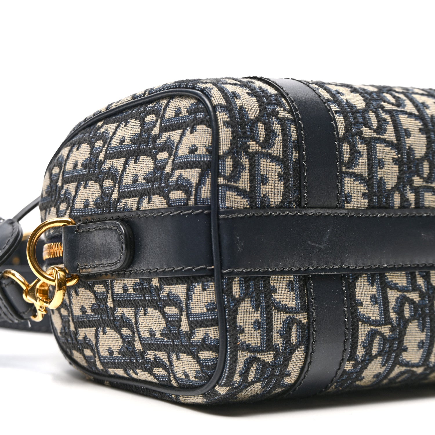 Christian Dior Oblique Groove 20 Bag Blue 9 of 10
