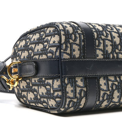 Christian Dior Oblique Groove 20 Bag Blue 9 of 10
