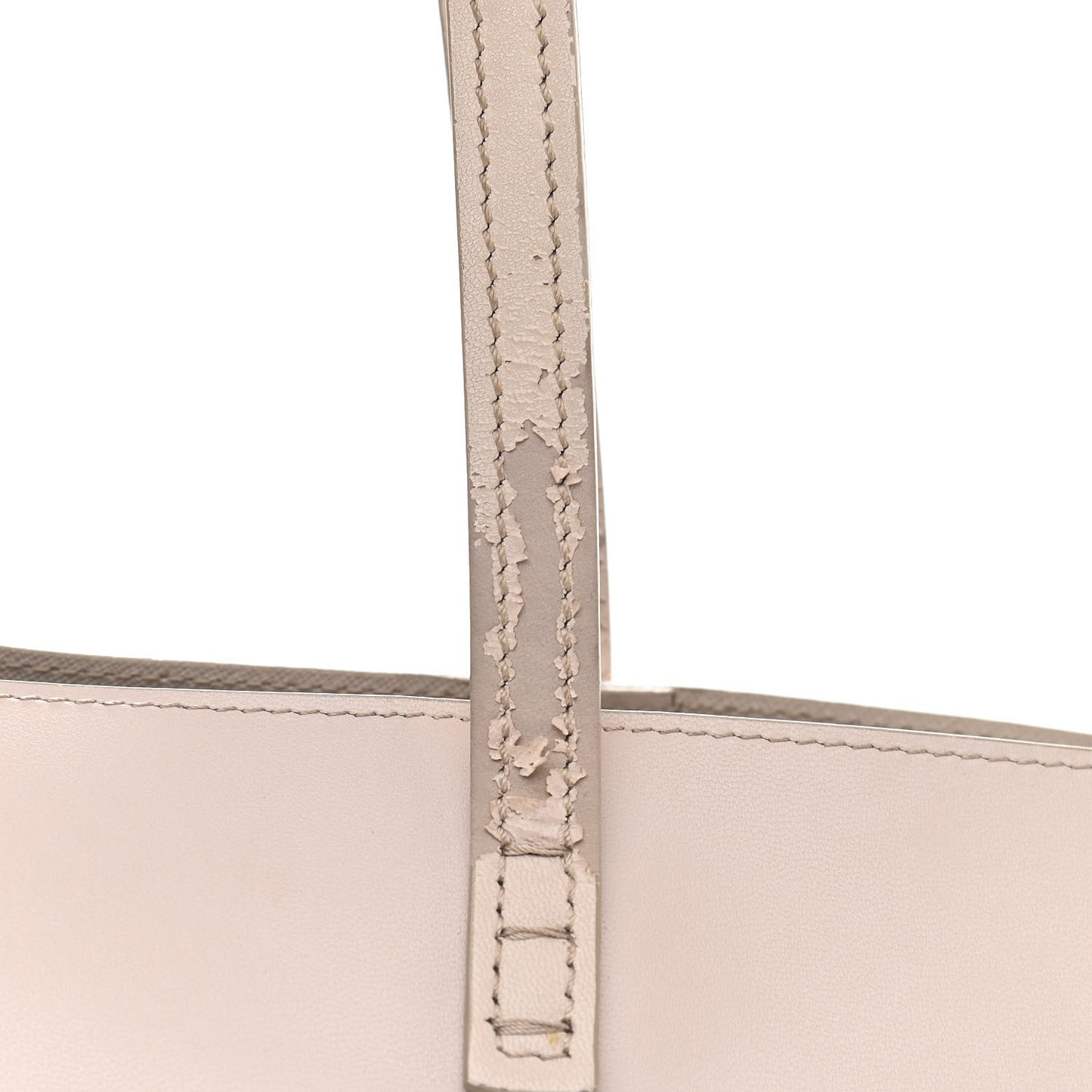 Vitello Ginevra Elaphe Monster Eyes Shopping Tote Grigio Polvere Naturale