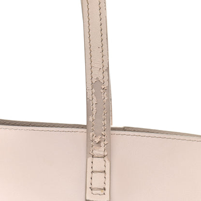 Fendi Vitello Ginevra Elaphe Monster Eyes Shopping Tote Grigio Polvere Naturale 14 of 15