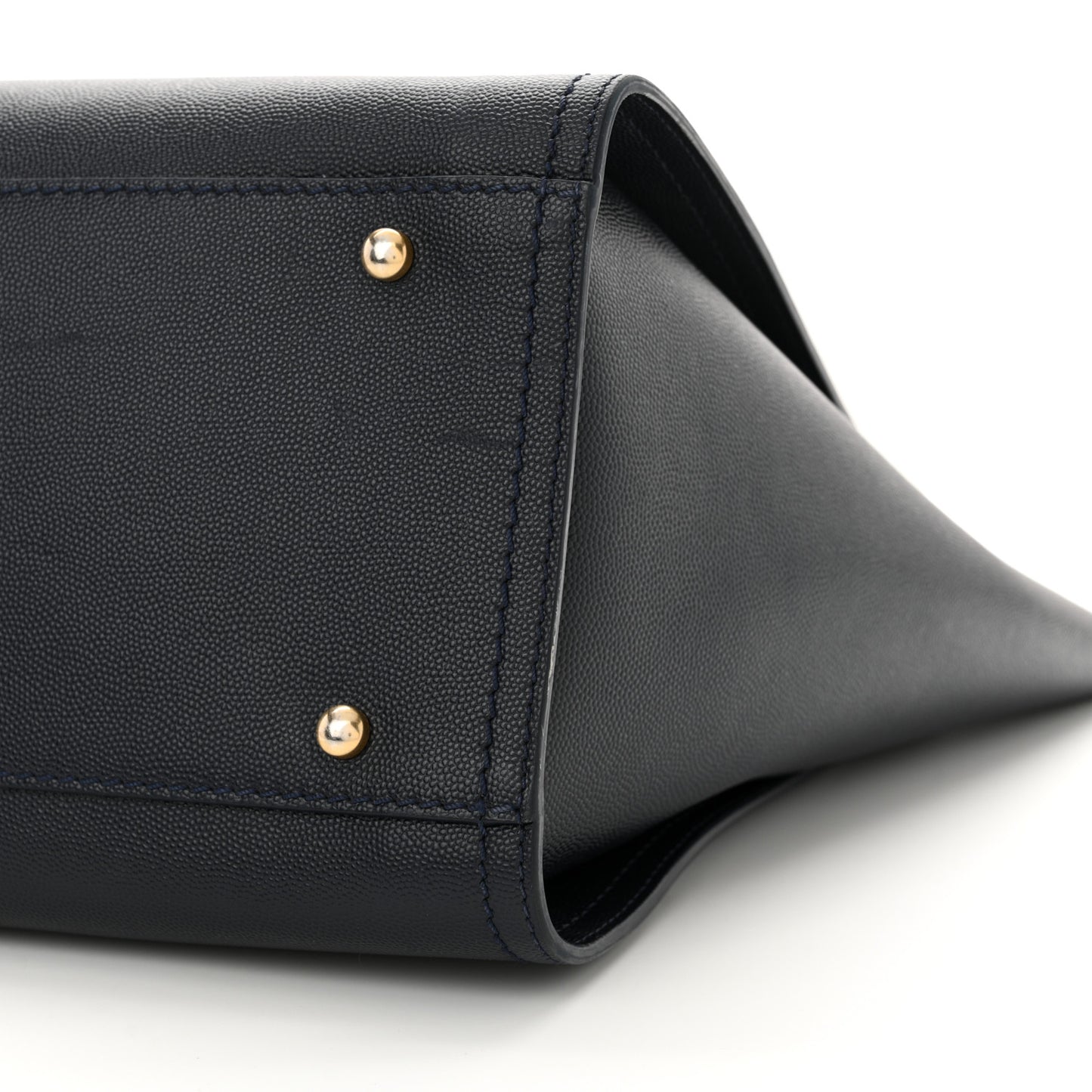 Caviar Small Studded Deauville Tote Navy