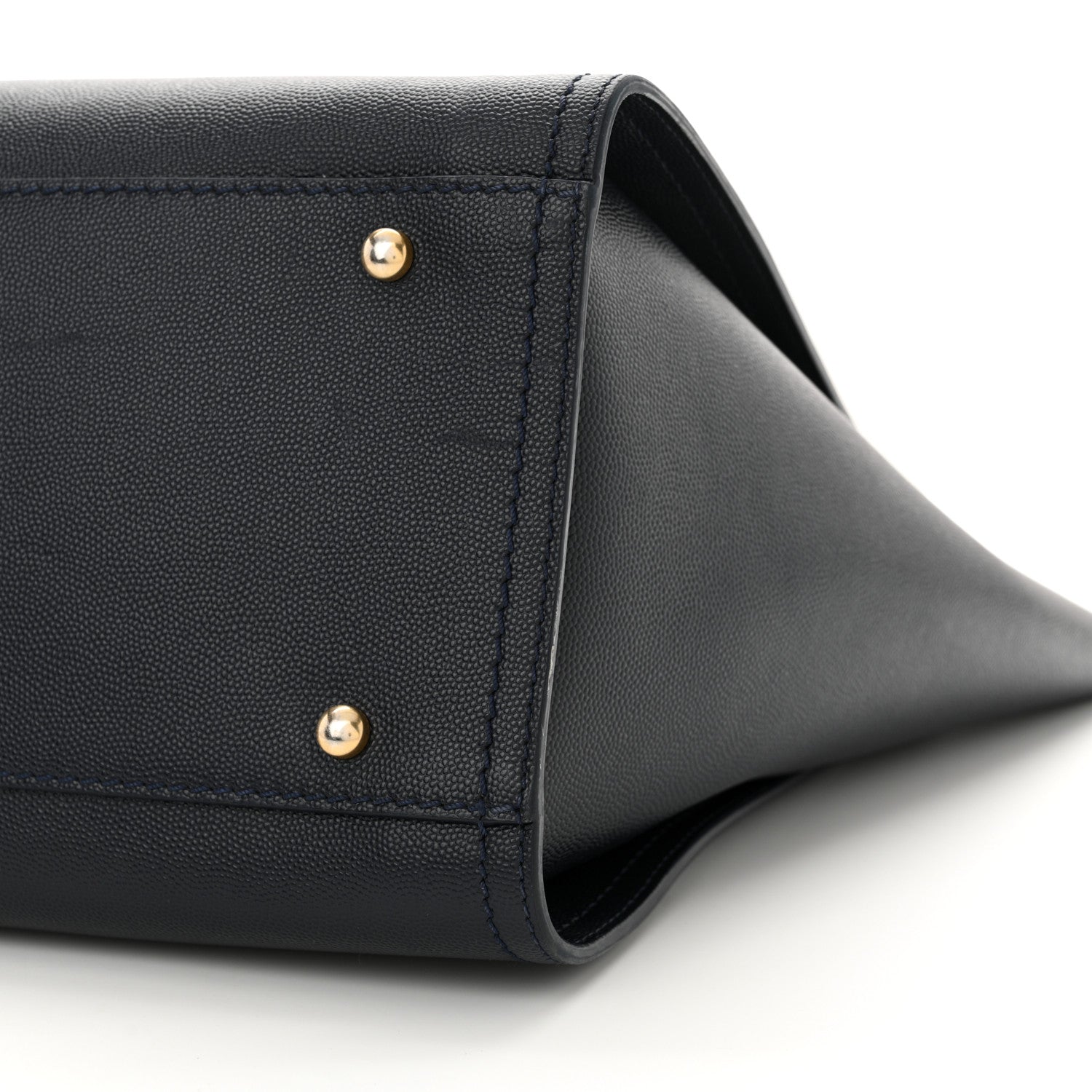 Chanel Caviar Small Studded Deauville Tote Navy 10 of 15
