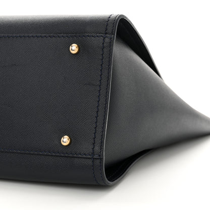 Chanel Caviar Small Studded Deauville Tote Navy 10 of 15