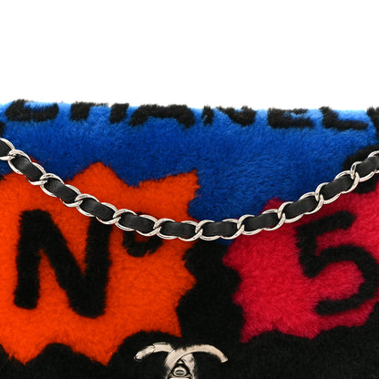 Chanel Shearling Lambskin Medium Chanel 100% Flap Black 8 of 10