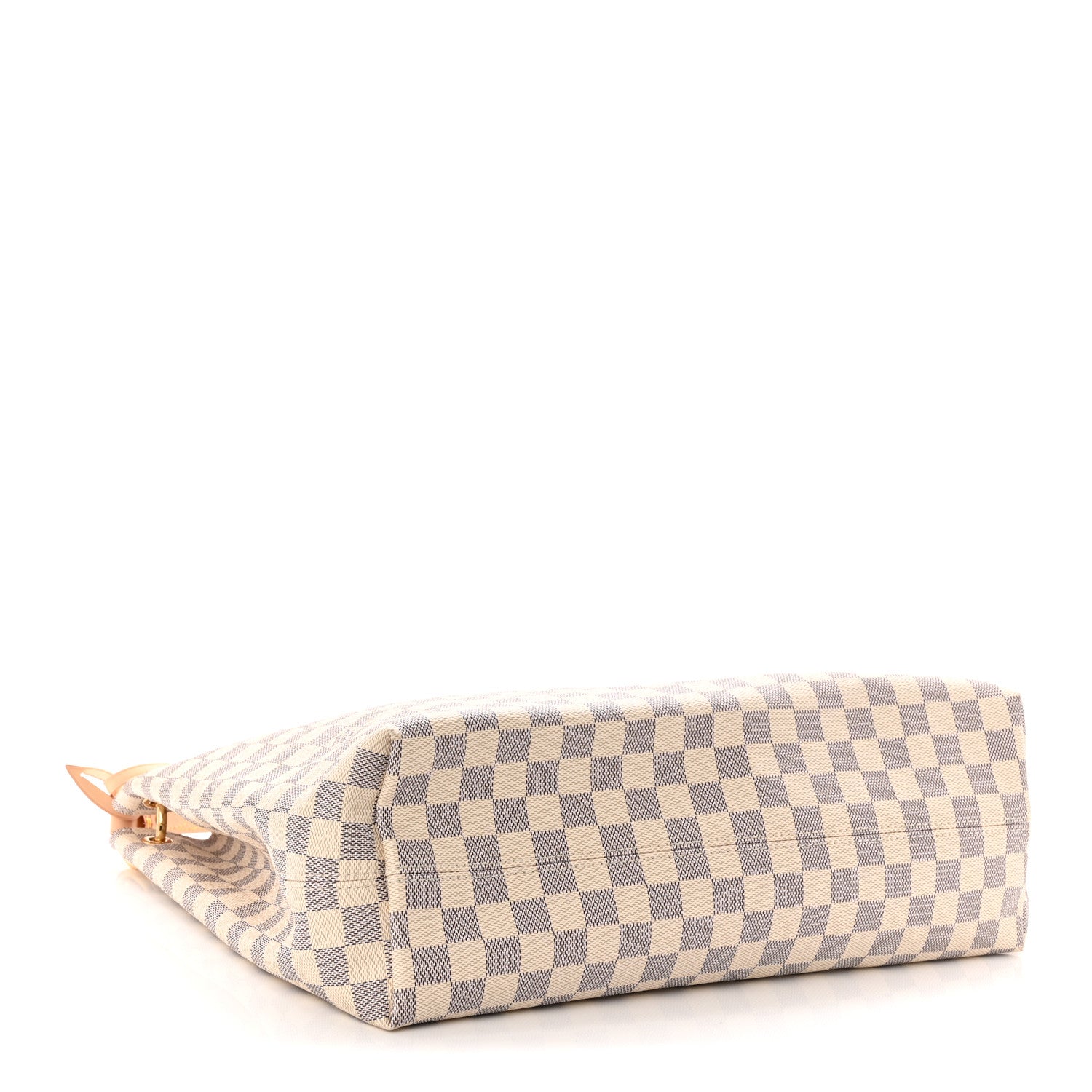 Louis Vuitton Damier Azur Graceful MM Rose Ballerine 4 of 9