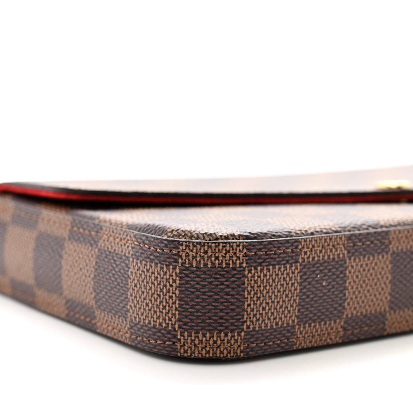 Damier Ebene Pochette Felicie Chain Wallet
