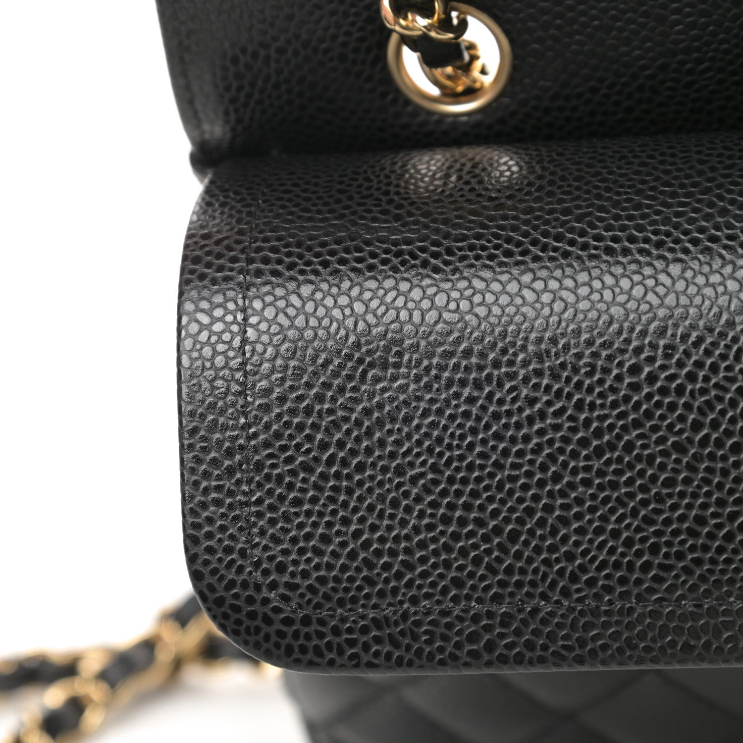 Chanel Caviar Quilted Medium Double Flap Black 11 of 12