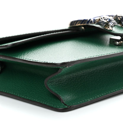 Gucci Dollar Calfskin Enamel Small Dionysus Shoulder Bag Emerald Electric Blue 10 of 12