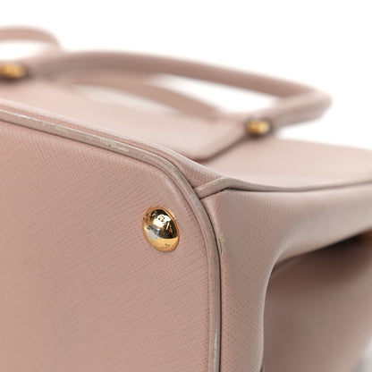 Prada Saffiano Small Galleria Double Zip Tote Cammeo 8 of 23