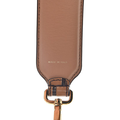 Fendi Calfskin FF 1974 Embossed Strap You Tobacco Black 4 of 5