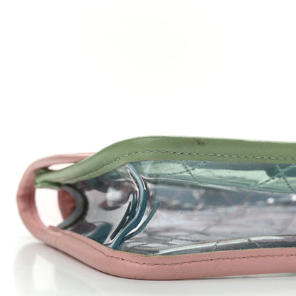 Chanel Lambskin PVC Quilted Mini Coco Splash Flap Blue Green 9 of 10