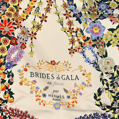 Hermes Silk Brides De Gala En Fleurs Scarf 90 2 of 3