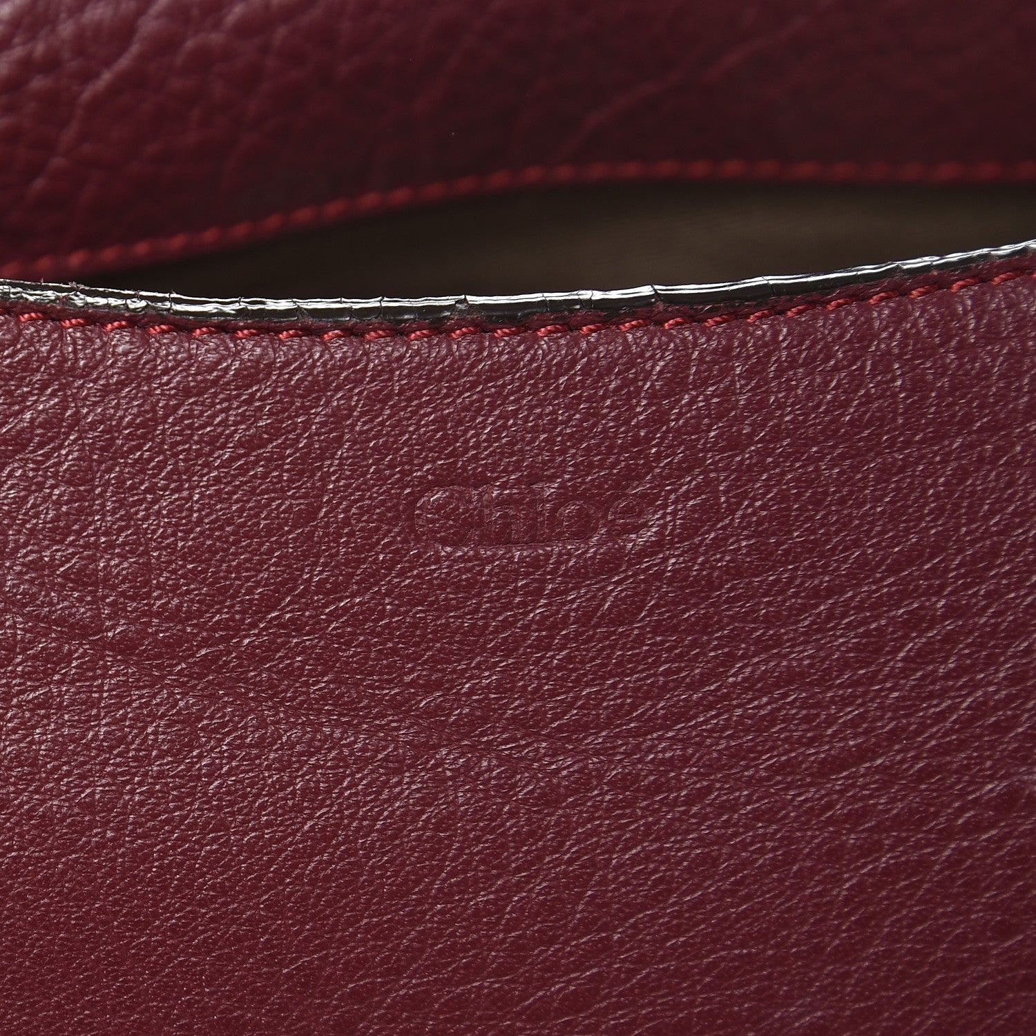 Chloe Calfskin Medium Marcie Crossbody Bag Plum Purple 9 of 11