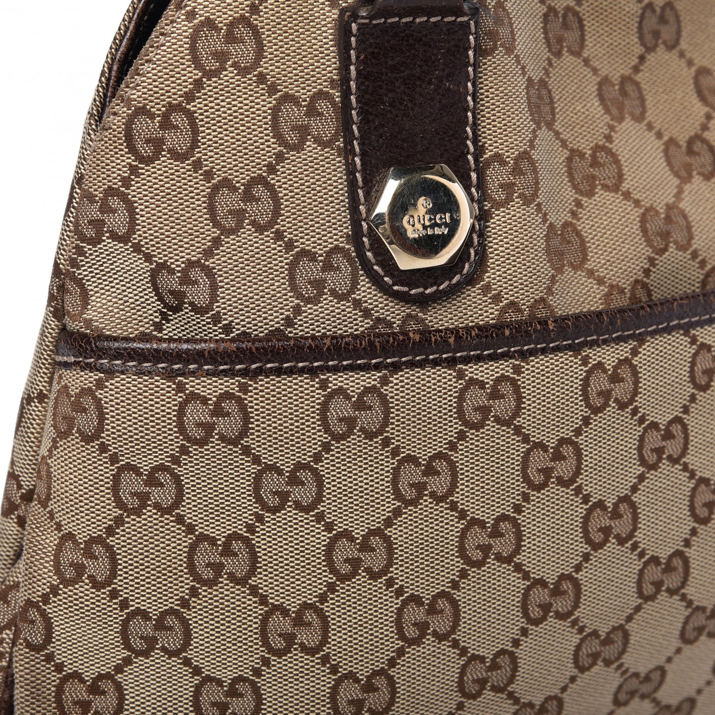 Monogram Medium Charmy Shoulder Bag Brown