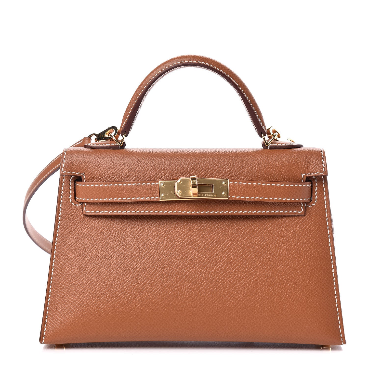 Hermes Epsom Mini Kelly Sellier 20 Gold 1 of 33