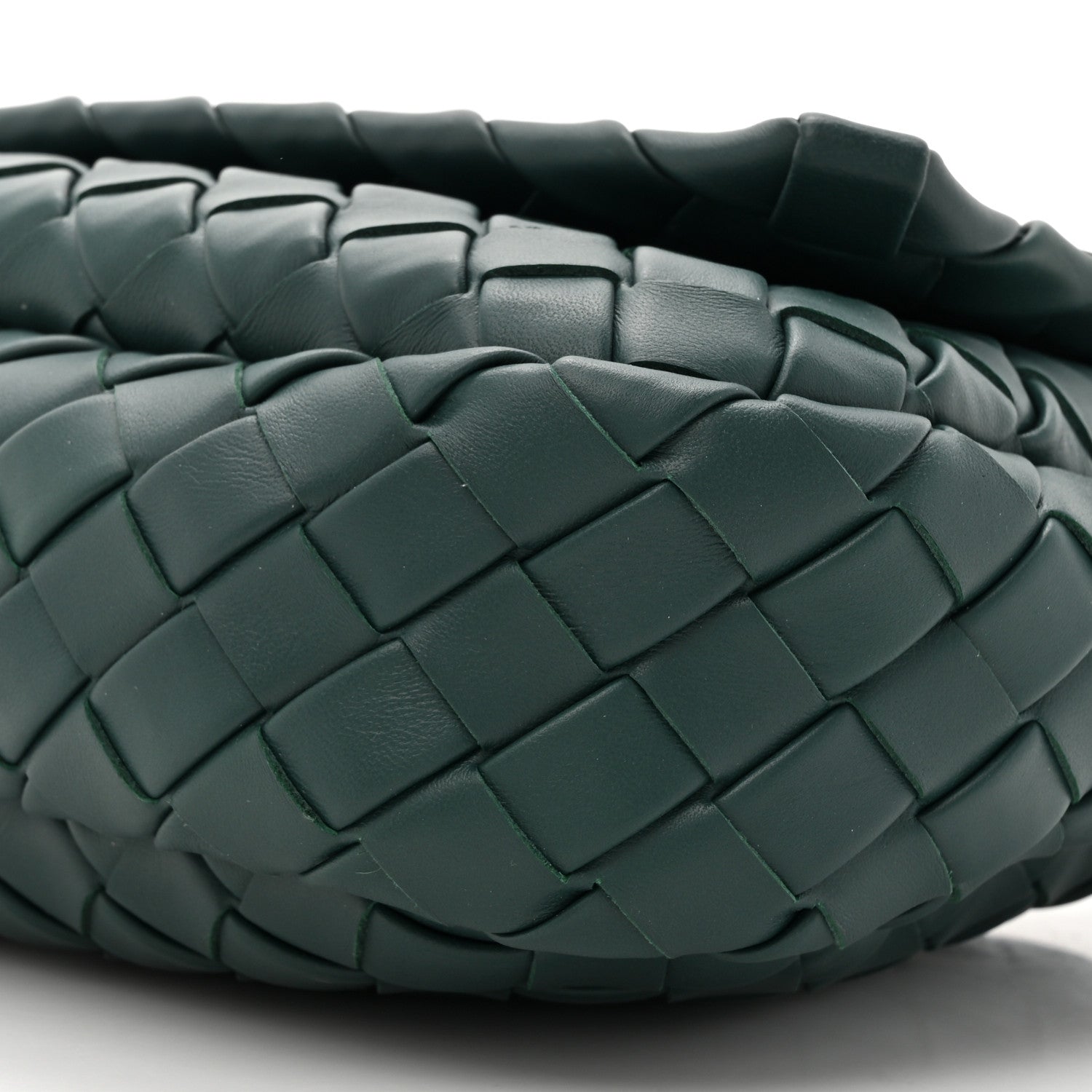 Bottega Veneta Nappa Intrecciato Small Cobble Messenger Bag Emerald Green 9 of 11