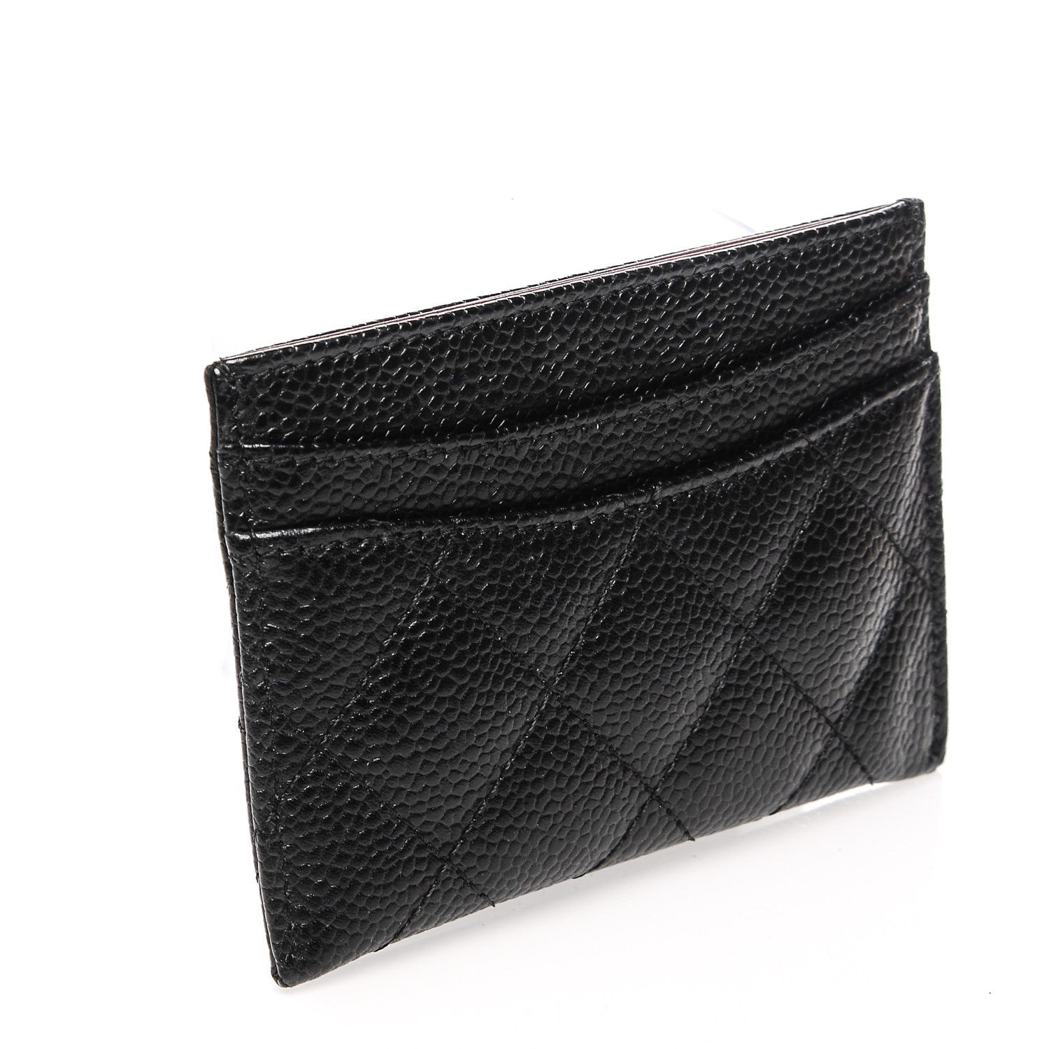 Chanel Caviar Quilted Card Holder Black 3 of 8