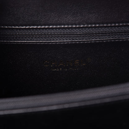Chanel Caviar Quilted Medium CC Filigree Vanity Case Navy Black 8 of 10