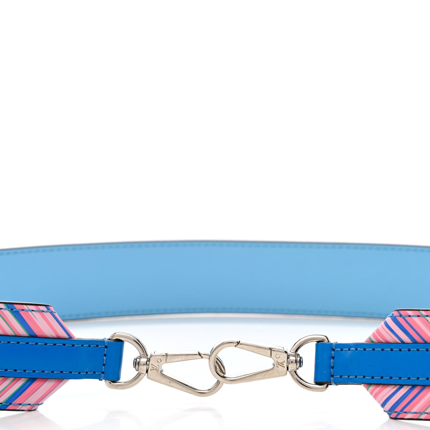 Epi Tropical Bandouliere Shoulder Strap Blue Rose