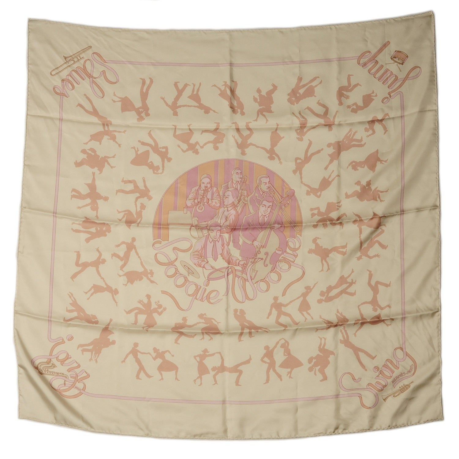 Hermes Silk Boogie Woogie Scarf 90 2 of 8
