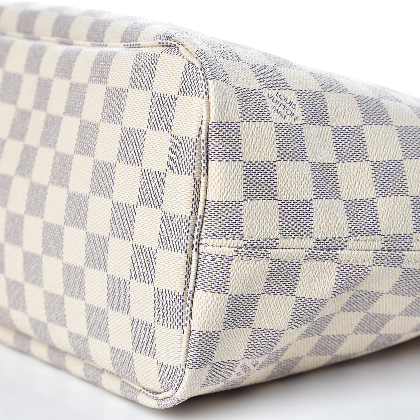 Damier Azur Neo Neverfull MM Rose Ballerine