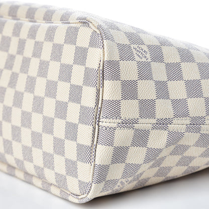 Louis Vuitton Damier Azur Neo Neverfull MM Rose Ballerine 11 of 11