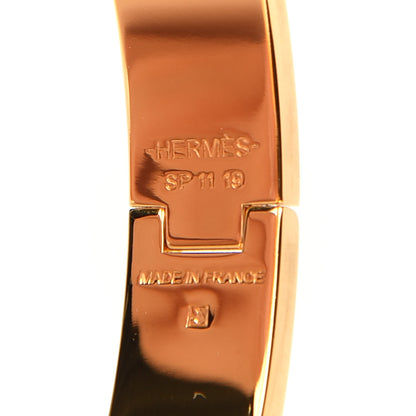 Hermes Enamel Narrow Clic Clac H Bracelet PM Black 4 of 4
