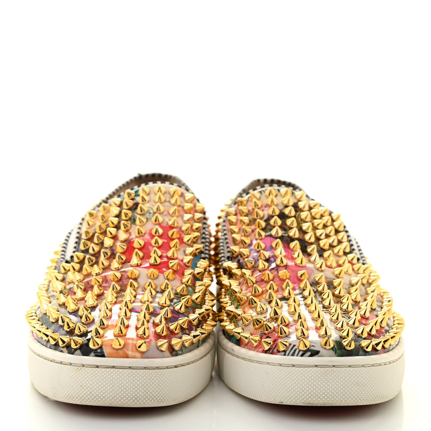 Patent Womens Spikes Pik Boat Flats 39.5 Multicolor