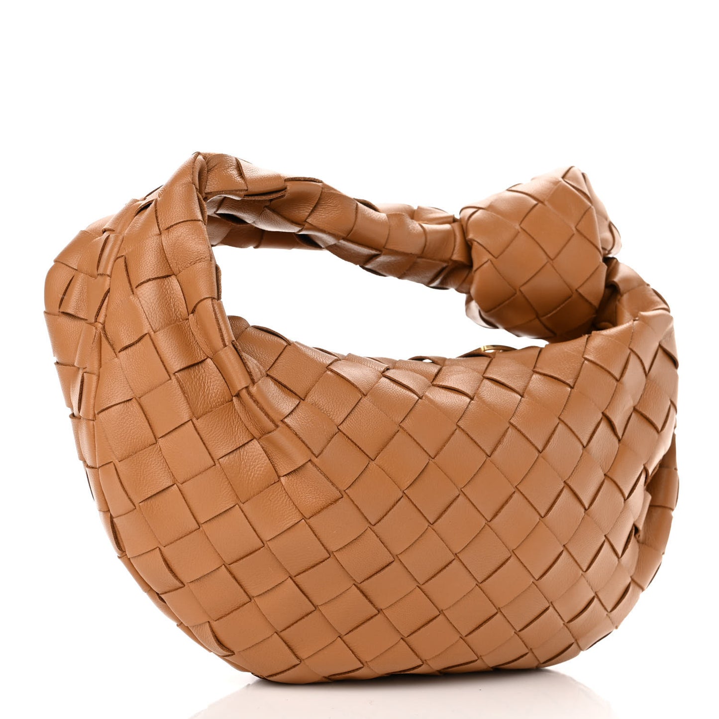 Nappa Intrecciato Mini Jodie Caramel