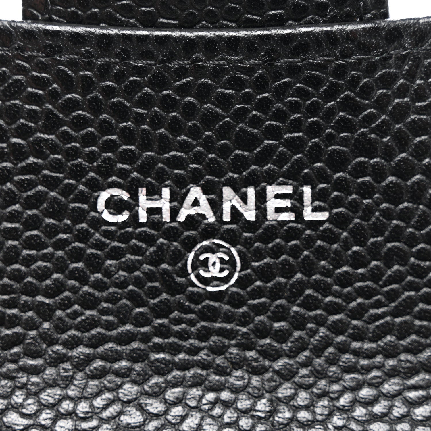 Chanel Caviar Quilted Flap Card Holder Wallet Black 6 of 9