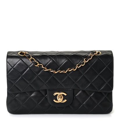 Chanel Lambskin Quilted Small Double Flap Black 1 of 4