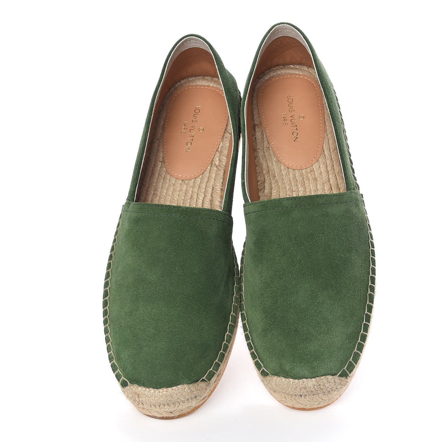 Suede Bidart Espadrilles 7 Green
