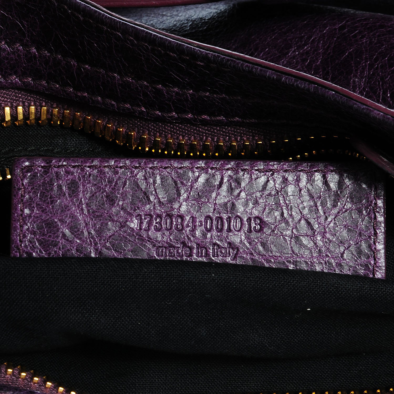 Balenciaga Agneau Giant 21 Gold Hardware City Raisin 9 of 10