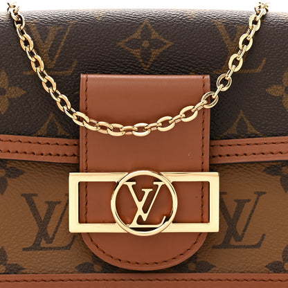Louis Vuitton Reverse Monogram Dauphine Chain Wallet 7 of 10