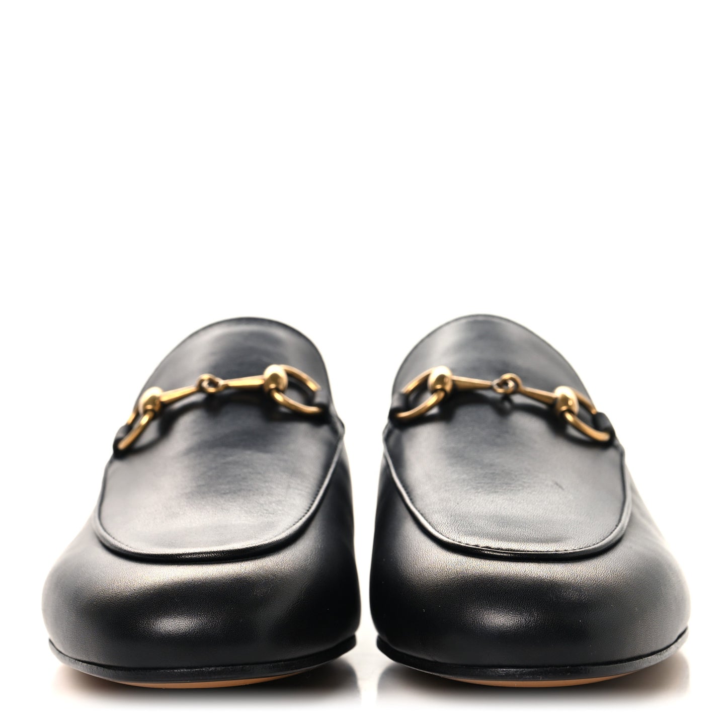 Calfskin Womens Princetown Slippers 36.5 Black