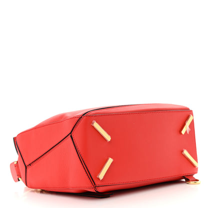 Loewe Calfskin Small Puzzle Bag Scarlet 4 of 12