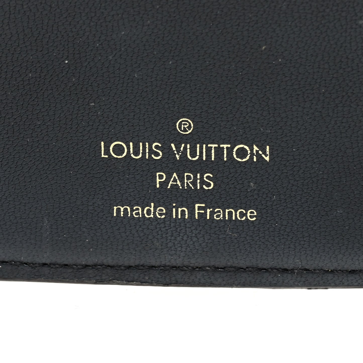 Monogram Flower Lock Compact Wallet Black