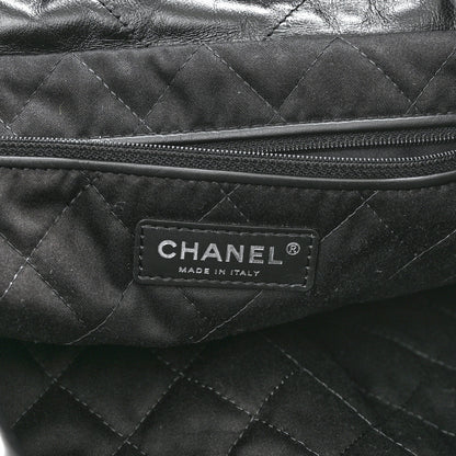 Chanel Shiny Calfskin Quilted Chanel 22 Black 7 of 12