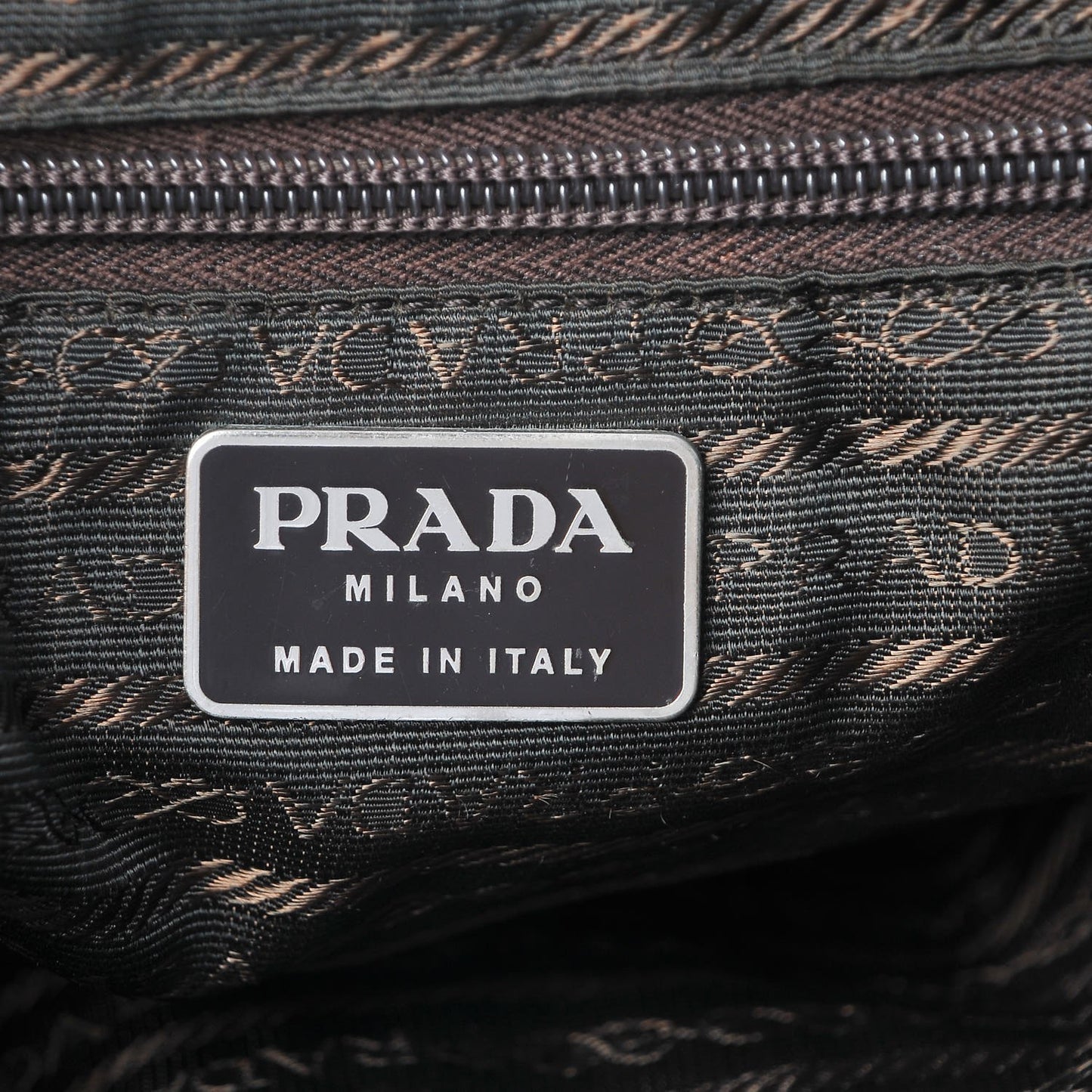 Nylon Vela Small Backpack Ebano