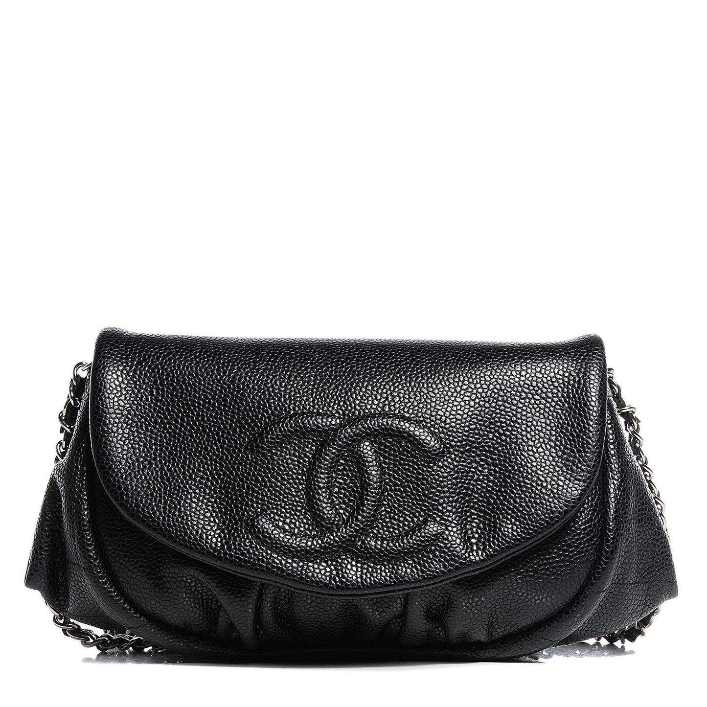 Caviar Half Moon Wallet On Chain WOC Black