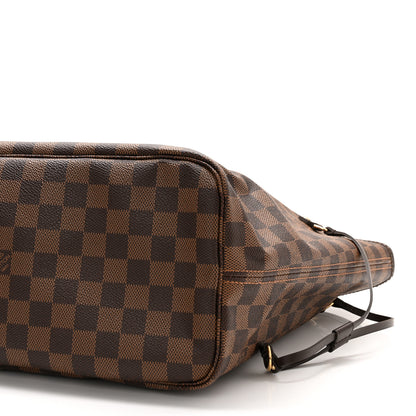 Louis Vuitton Damier Ebene Neo Neverfull MM Rose Ballerine 10 of 11