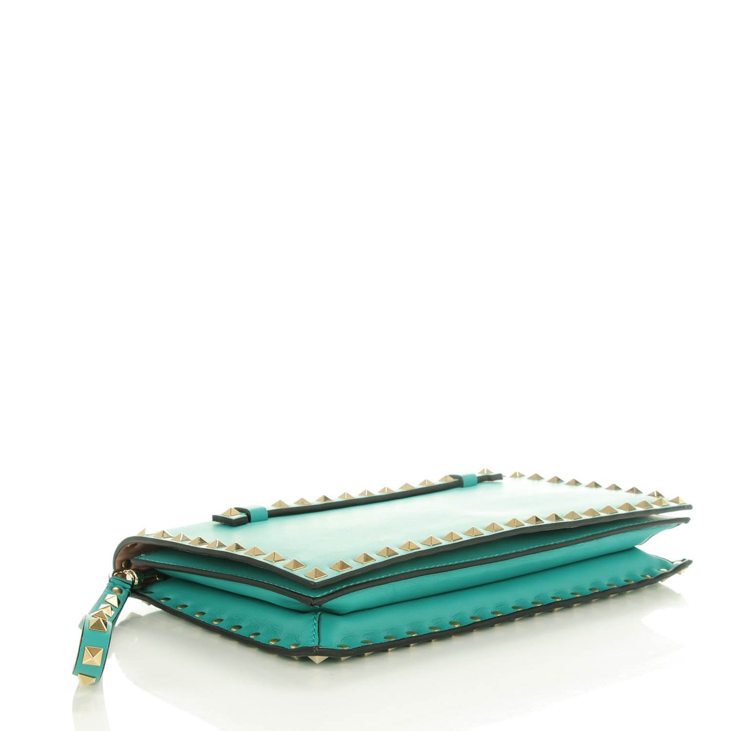 Nappa Rockstud Wristlet Clutch Colibri