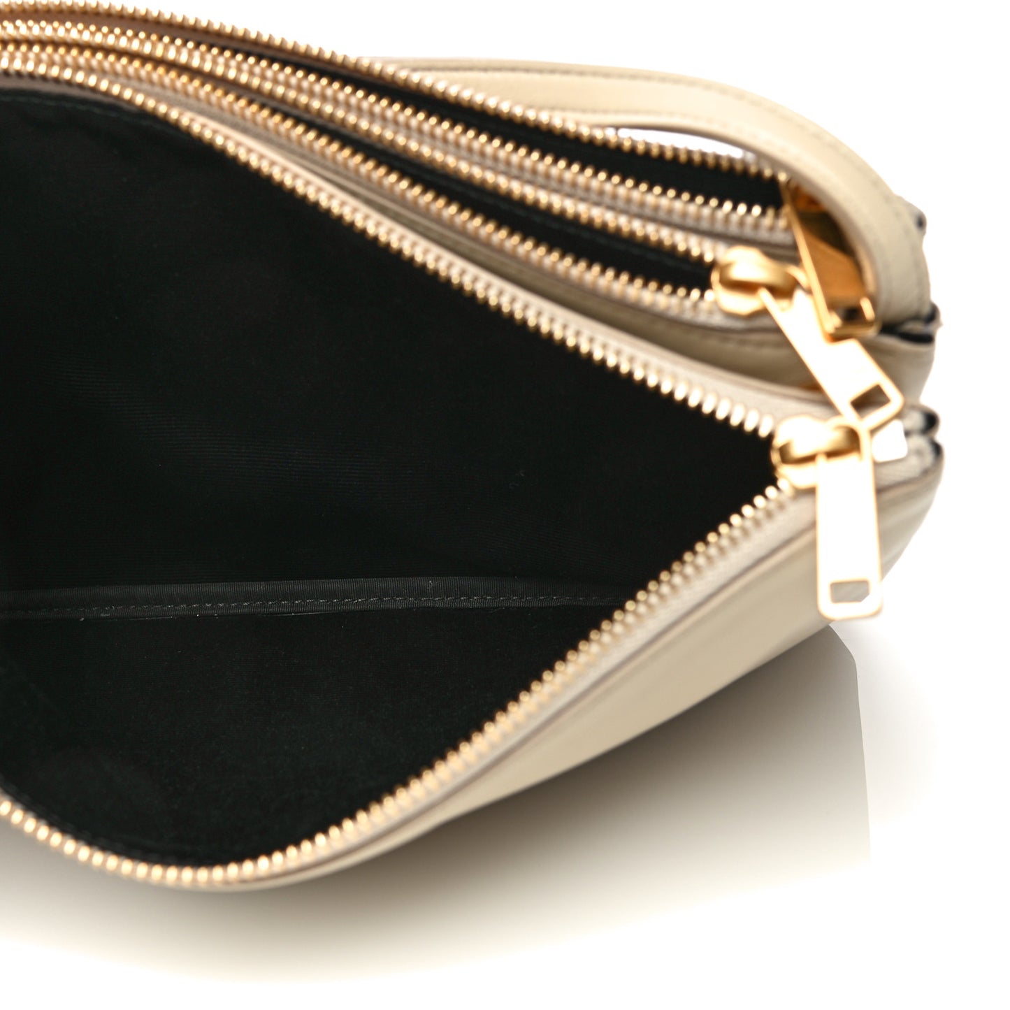 Lambskin Large Trio Crossbody Bag Linen