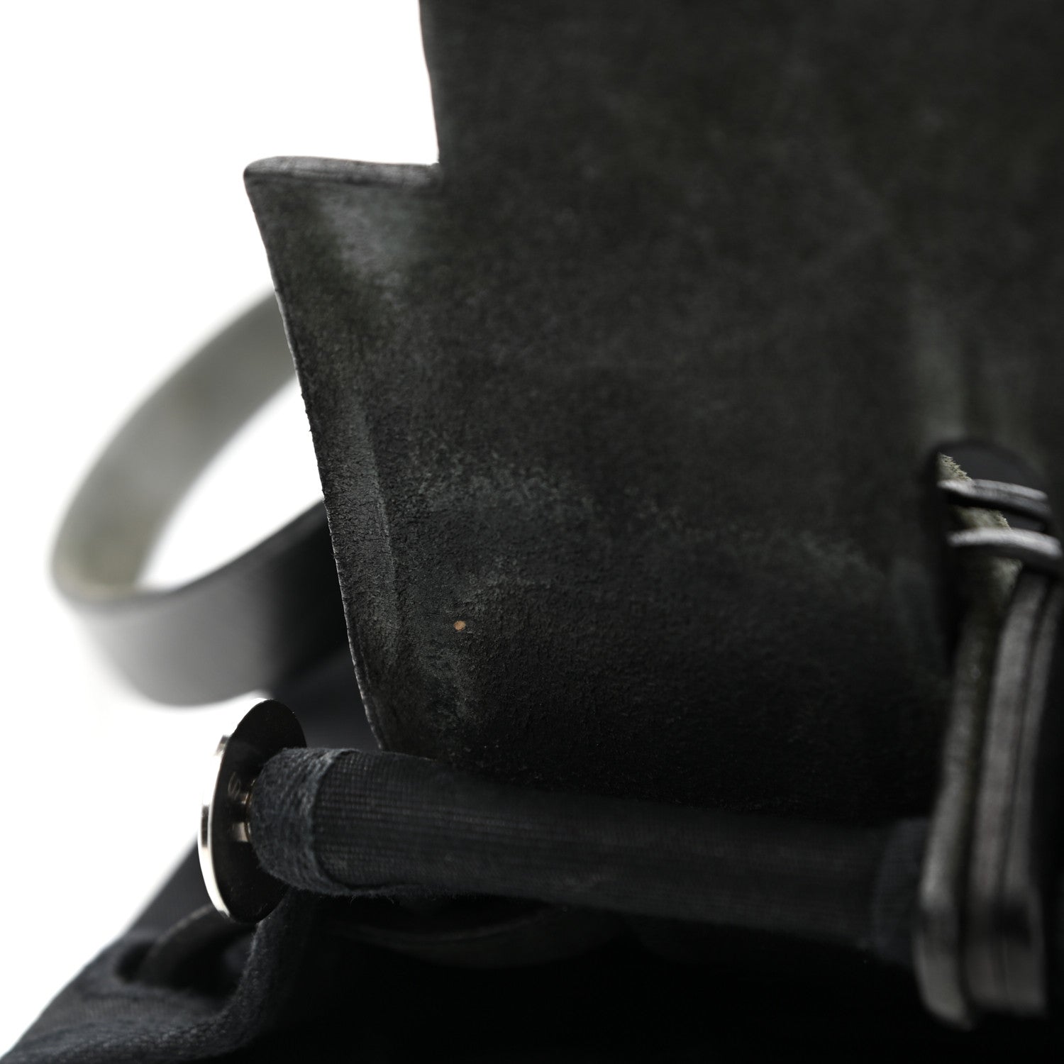 Hermes Toile Vache Calfskin Herbag 30 PM Black 9 of 15